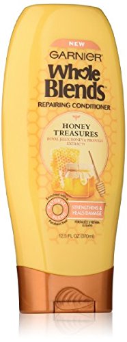 Garnier Whole Blends Sulfate Free Remedy Miracle Nectar 10-in-1 Repairing Leave-In Conditoner for All Hair Types, Honey Treasures, 5 Fl Oz, 2 Count (Packaging May Vary)