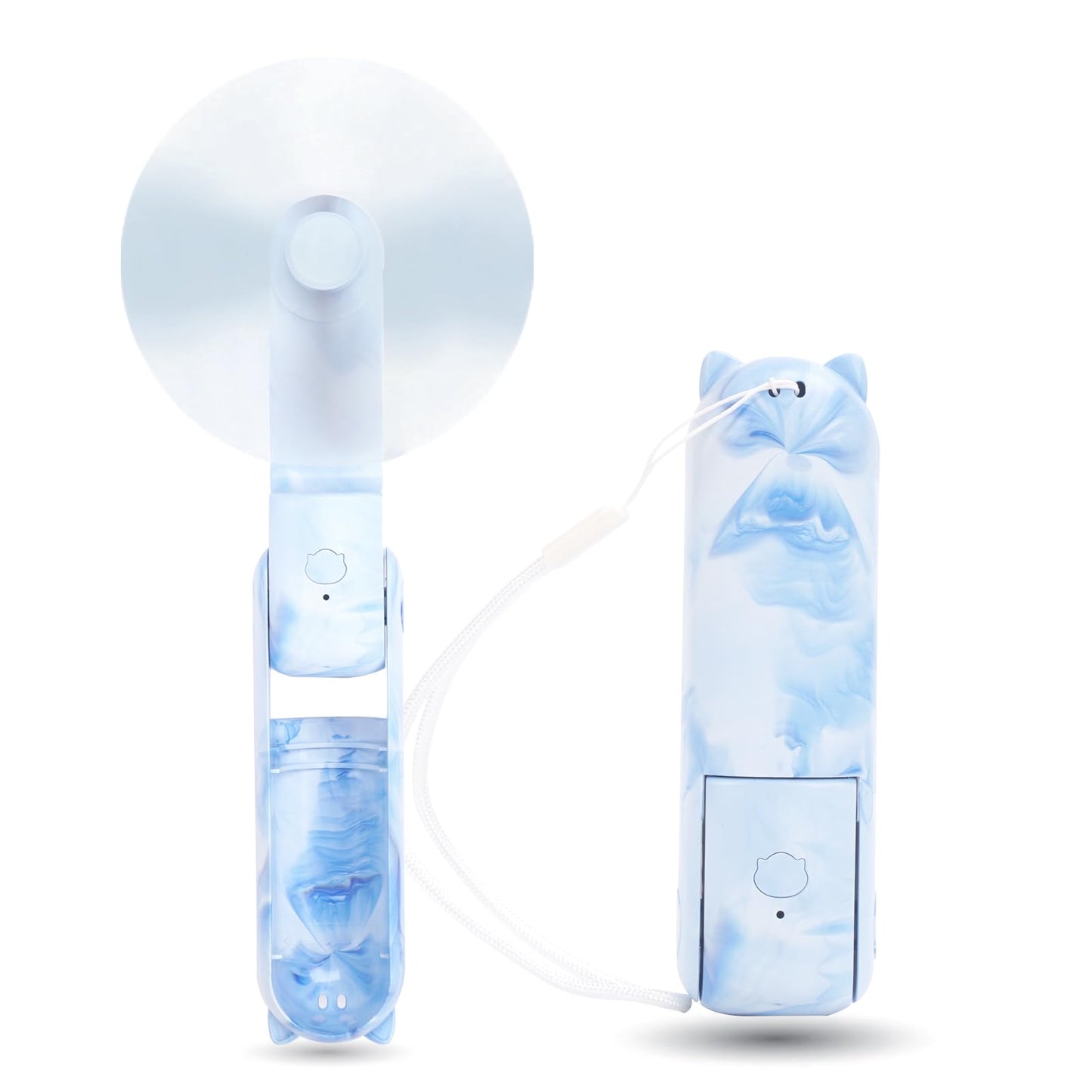OHLGT Mini Ventilador Portátil: Silencioso, Recargable y Power Bank (9-15h)