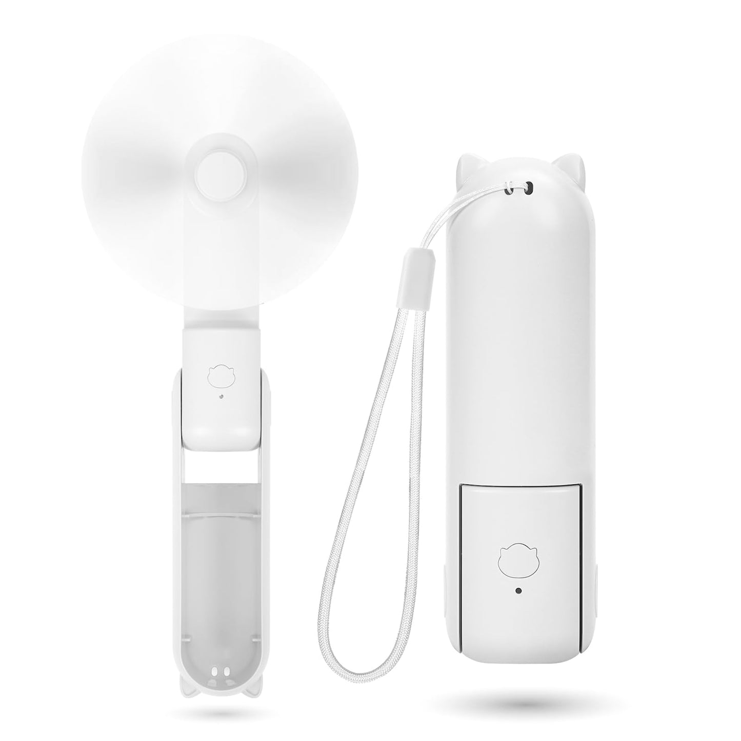 OHLGT Mini Ventilador Portátil: Silencioso, Recargable y Power Bank (9-15h)