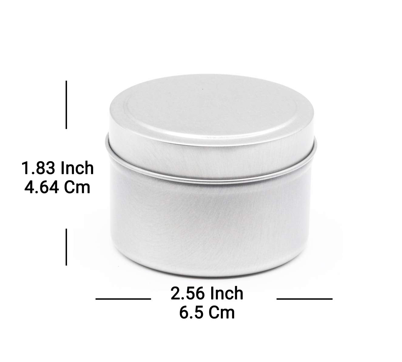 Aroparc Gold Candle Tins 4oz with Lids, 24 Piece Wholesale Candle Containers, Bulk Candle Jars for Candle Making - Gold