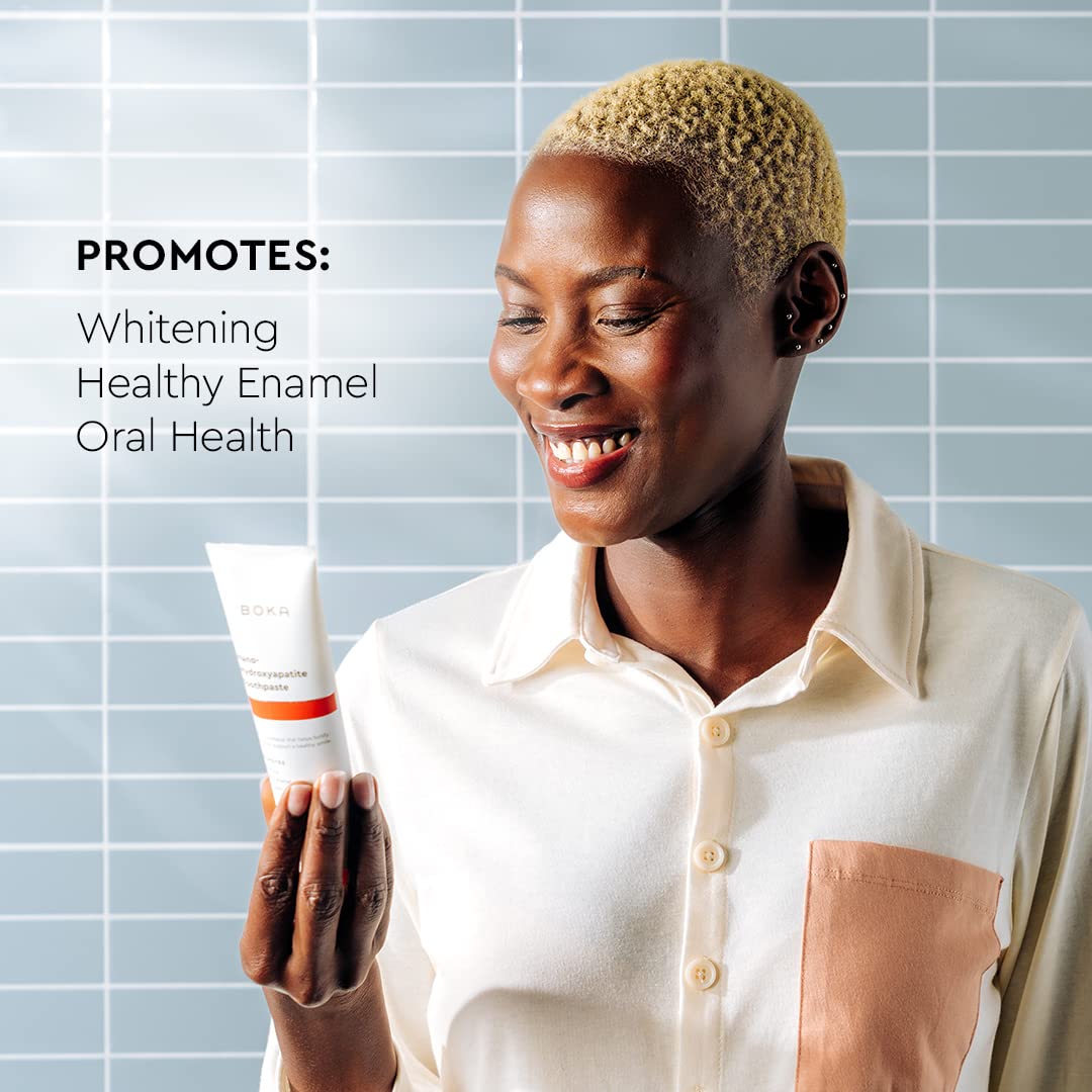 Fluoride-Free Toothpaste | Boka n-Ha (Nano-Hydroxyapatite) – Ela Mint 4 oz