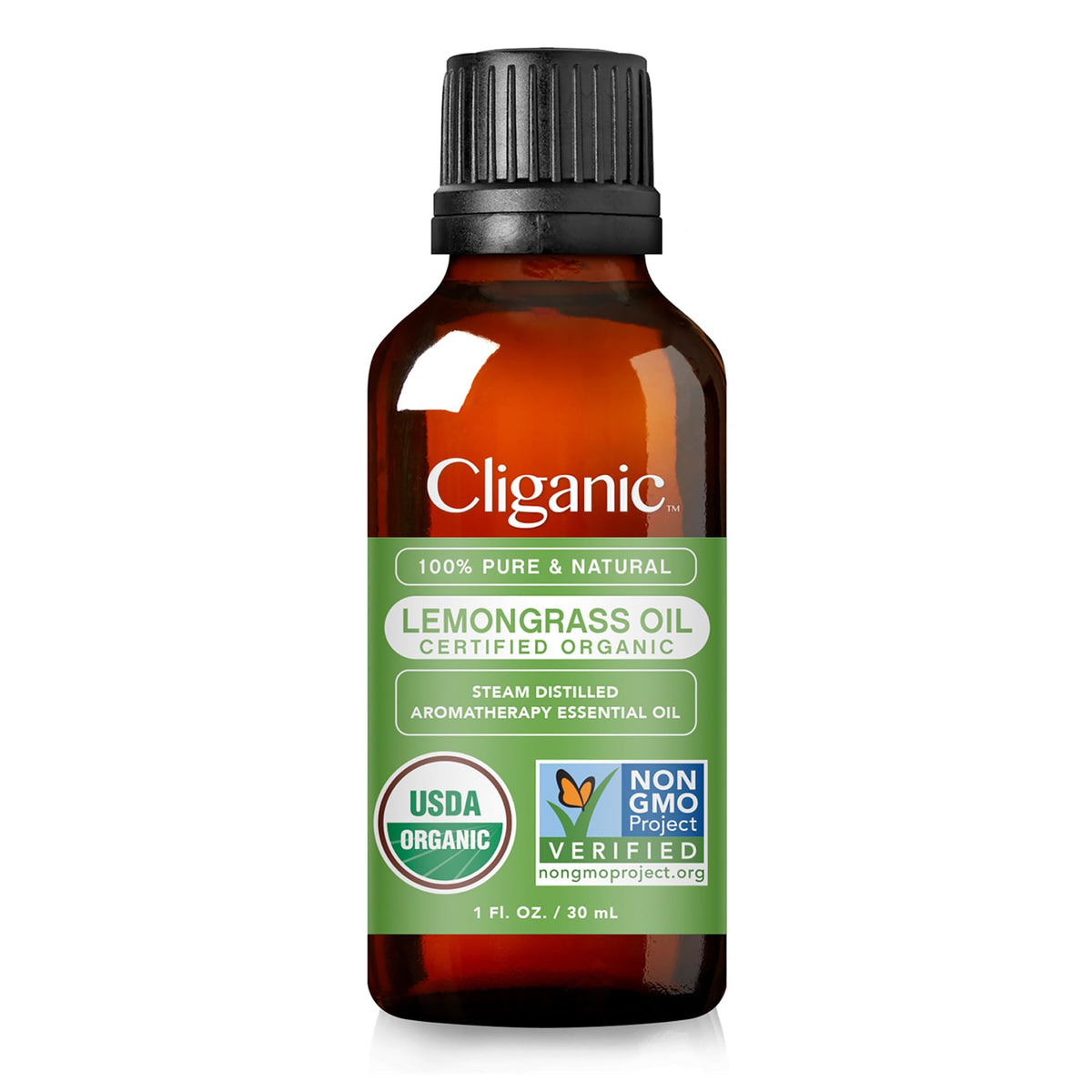 Cliganic Organic Essential Oils Set (Top 5) - 100% Pure Natural - Aromatherapy, Candle Making - Peppermint, Lavender, Eucalyptus, Lemongrass & Orange (Packaging May Vary)