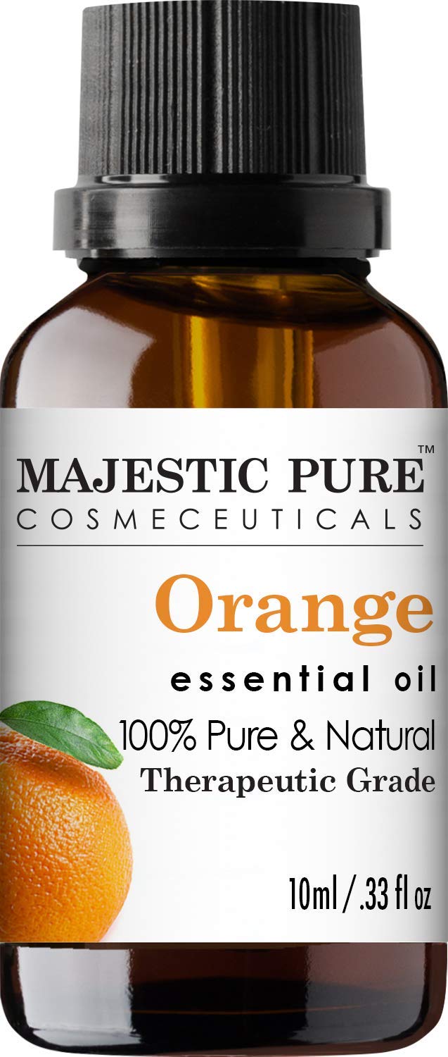 Majestic Pure 100% Pure Essential Oils Set - 6 x 10ml (Peppermint, Lavender, Eucalyptus, Tea Tree, Lemongrass) For Diffusers, Aromatherapy, Candles, Humidifiers