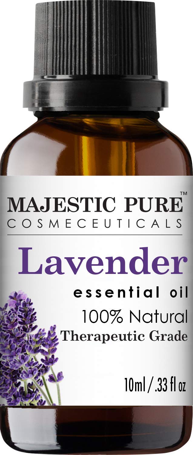 Majestic Pure 100% Pure Essential Oils Set - 6 x 10ml (Peppermint, Lavender, Eucalyptus, Tea Tree, Lemongrass) For Diffusers, Aromatherapy, Candles, Humidifiers