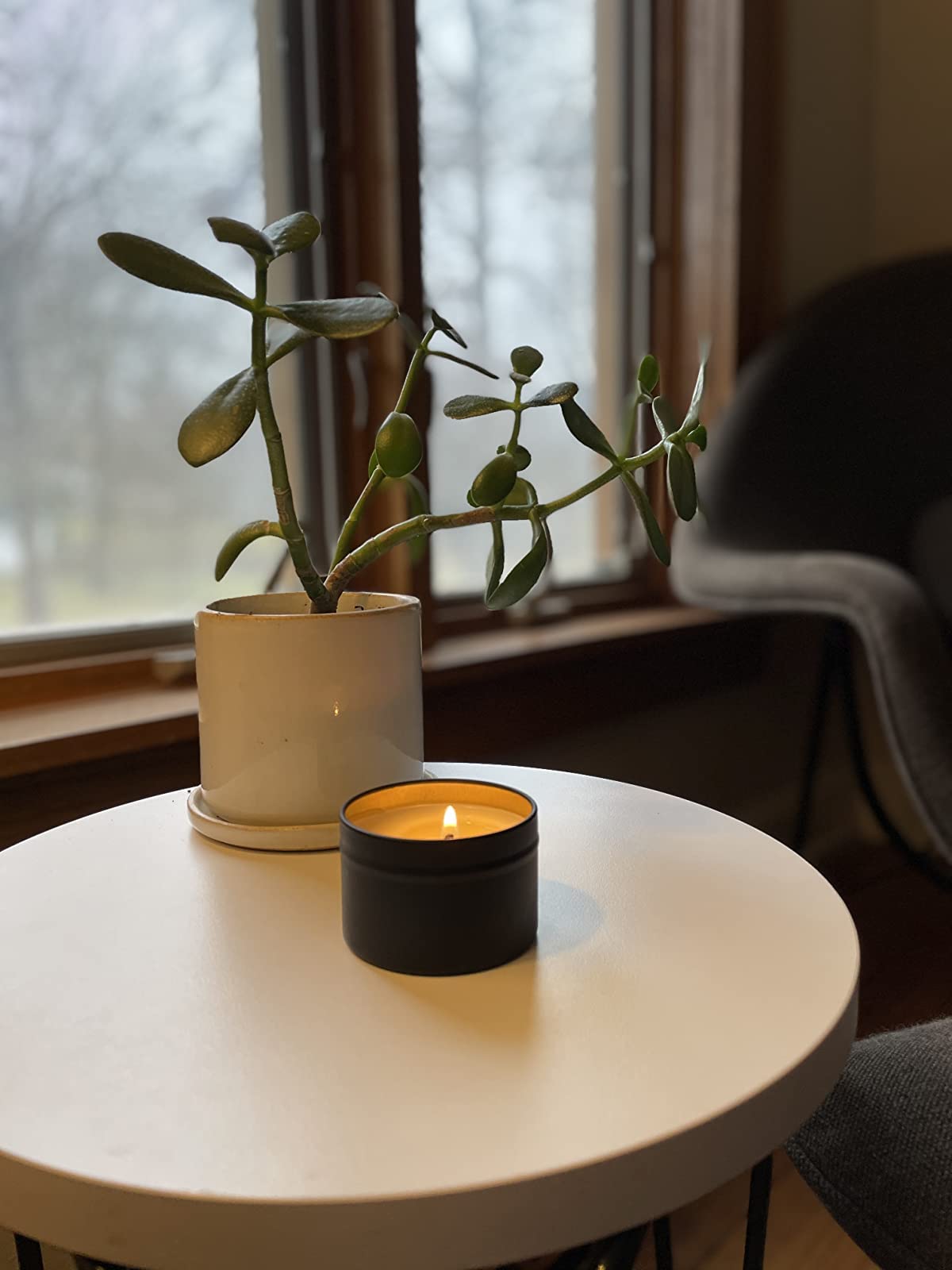 Aroparc Gold Candle Tins 4oz with Lids, 24 Piece Wholesale Candle Containers, Bulk Candle Jars for Candle Making - Gold