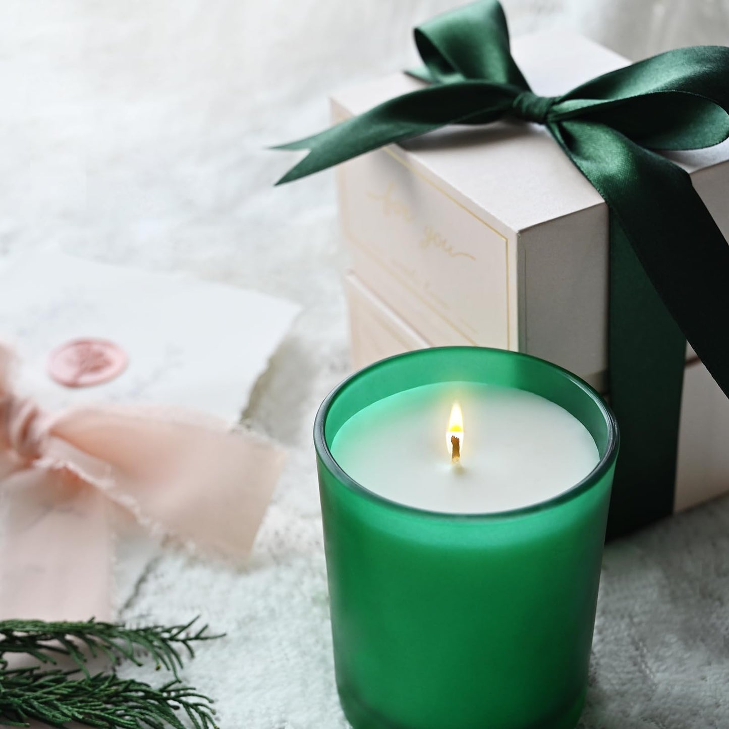 Thick Candle Jars for Making Candles 16 Pcs, 7 OZ Empty Jars with Wood Lids for Candle Making, Sample Container, Frosted White