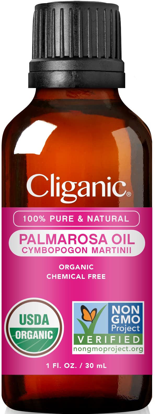 Cliganic Organic Essential Oils Set (Top 5) - 100% Pure Natural - Aromatherapy, Candle Making - Peppermint, Lavender, Eucalyptus, Lemongrass & Orange (Packaging May Vary)
