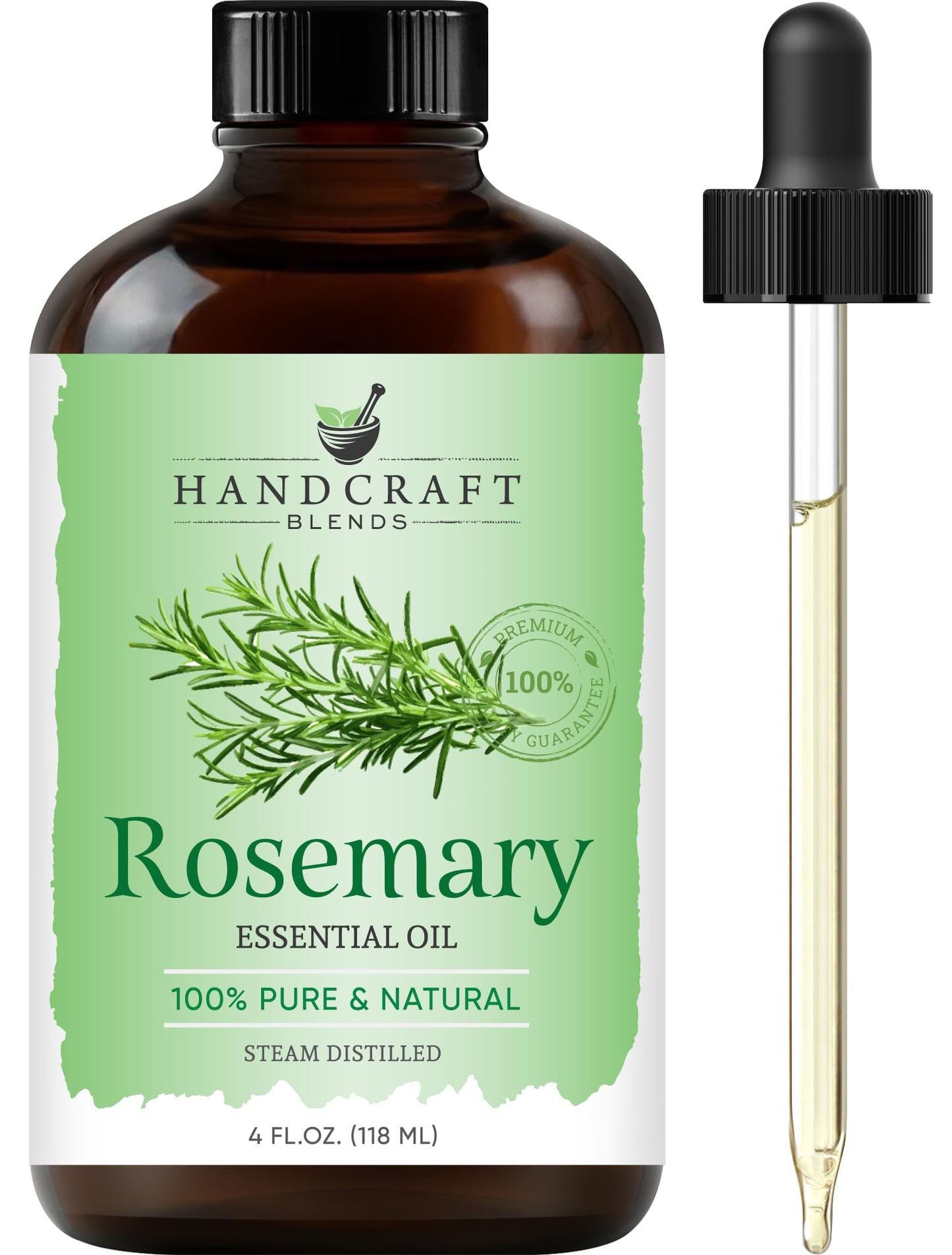 Peppermint Essential Oil - Huge 4 Fl Oz - 100% Pure and Natural - Premium Grade Essential Oil for Diffuser and Aromatherapy