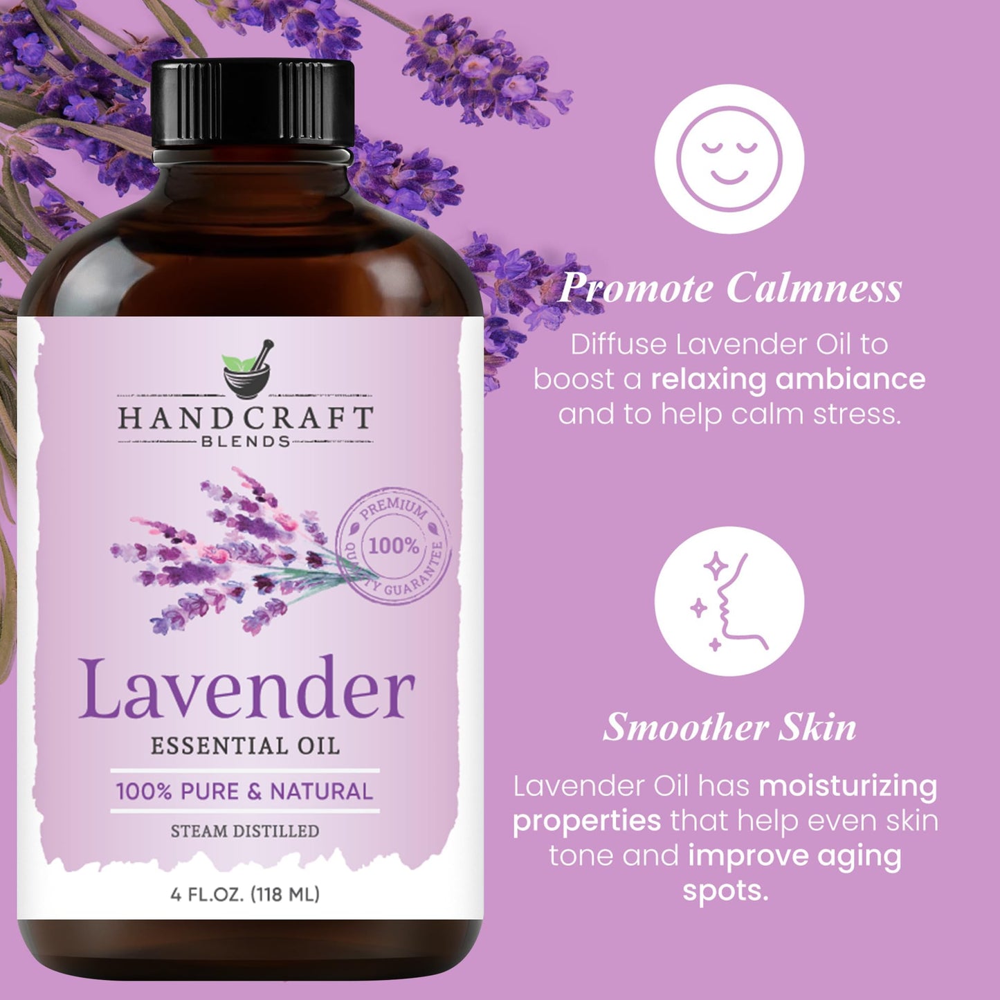 Peppermint Essential Oil - Huge 4 Fl Oz - 100% Pure and Natural - Premium Grade Essential Oil for Diffuser and Aromatherapy