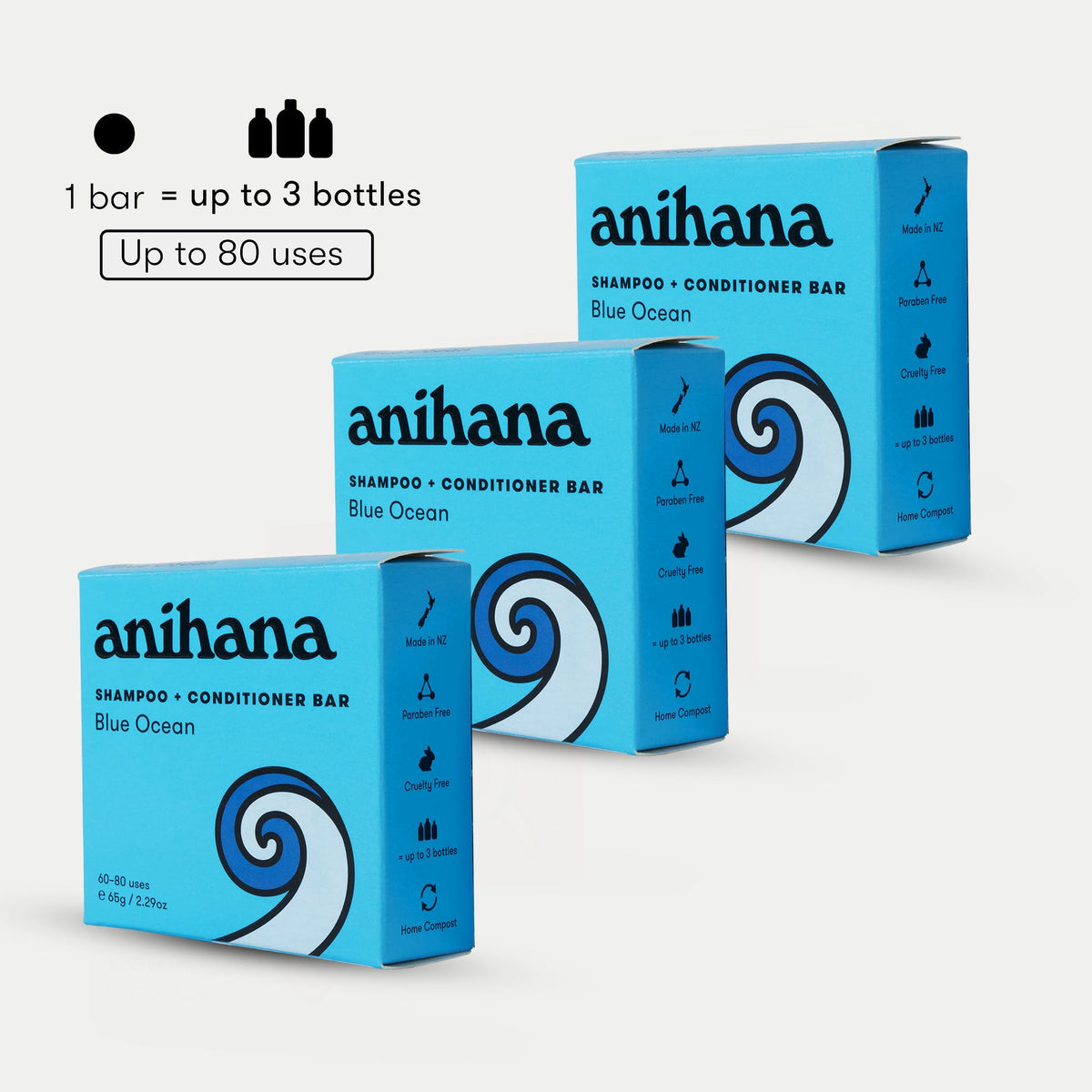 ANIHANA Manuka Honey & Vanilla Conditioner Bar 🌿 | Normal Hair, Natural Shine, Paraben-Free