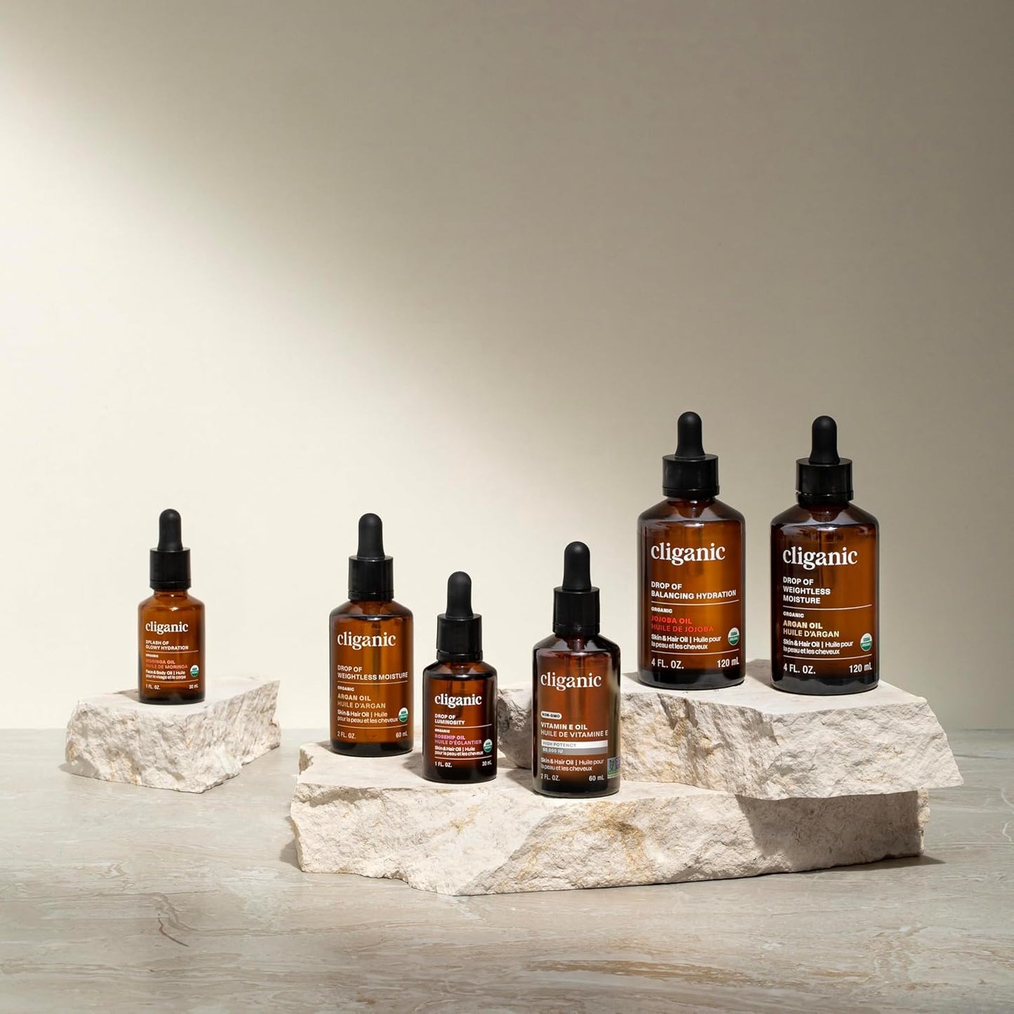 Cliganic Organic Essential Oils Set (Top 5) - 100% Pure Natural - Aromatherapy, Candle Making - Peppermint, Lavender, Eucalyptus, Lemongrass & Orange (Packaging May Vary)