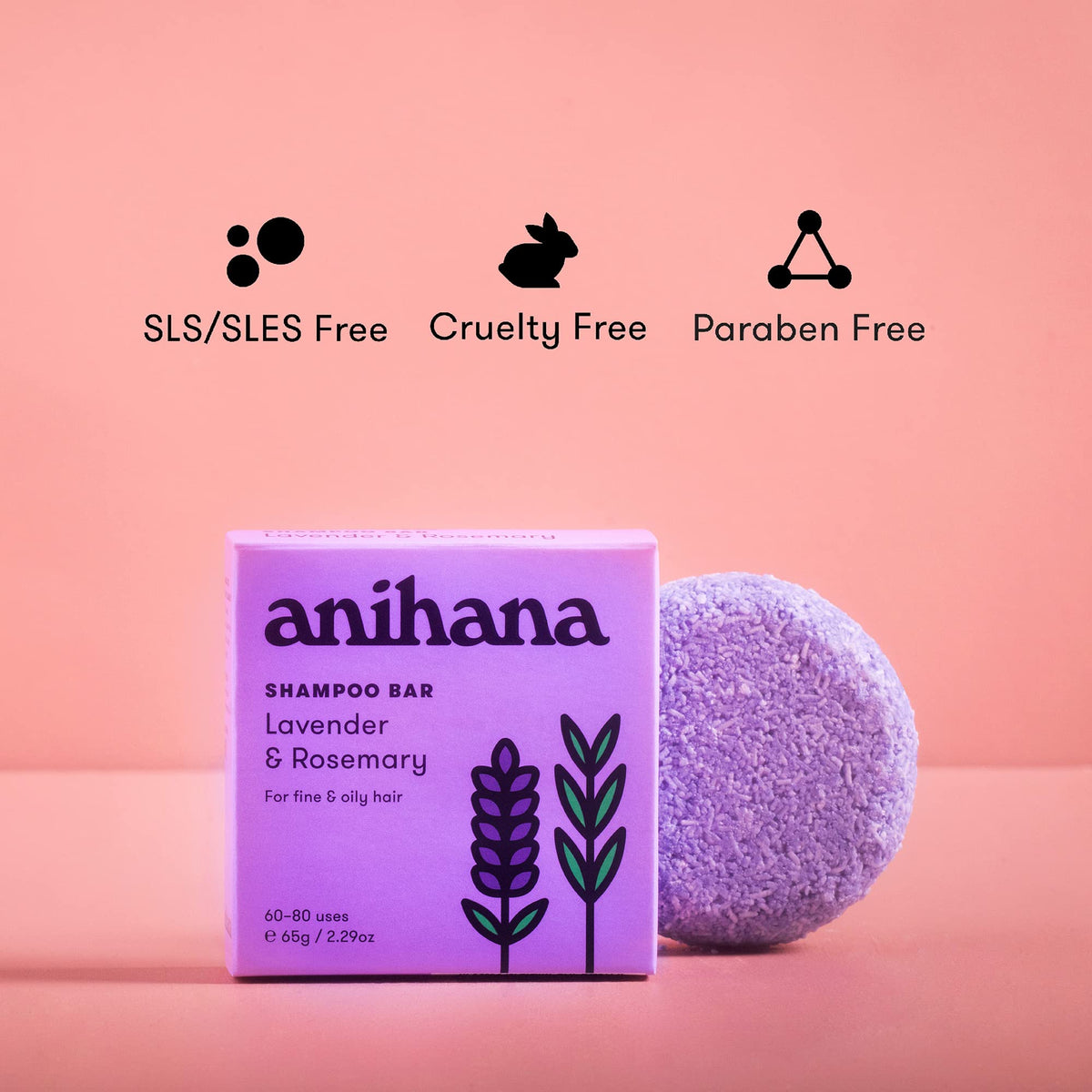ANIHANA Manuka Honey & Vanilla Conditioner Bar 🌿 | Normal Hair, Natural Shine, Paraben-Free