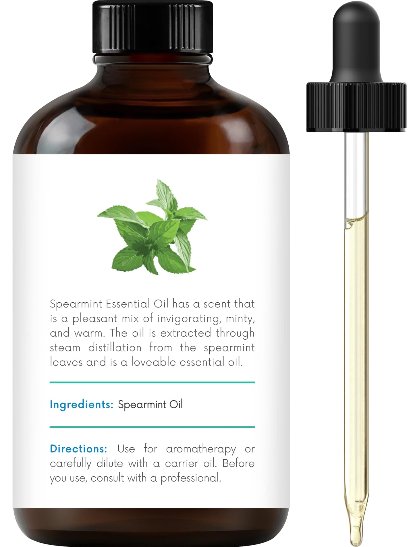 Peppermint Essential Oil - Huge 4 Fl Oz - 100% Pure and Natural - Premium Grade Essential Oil for Diffuser and Aromatherapy