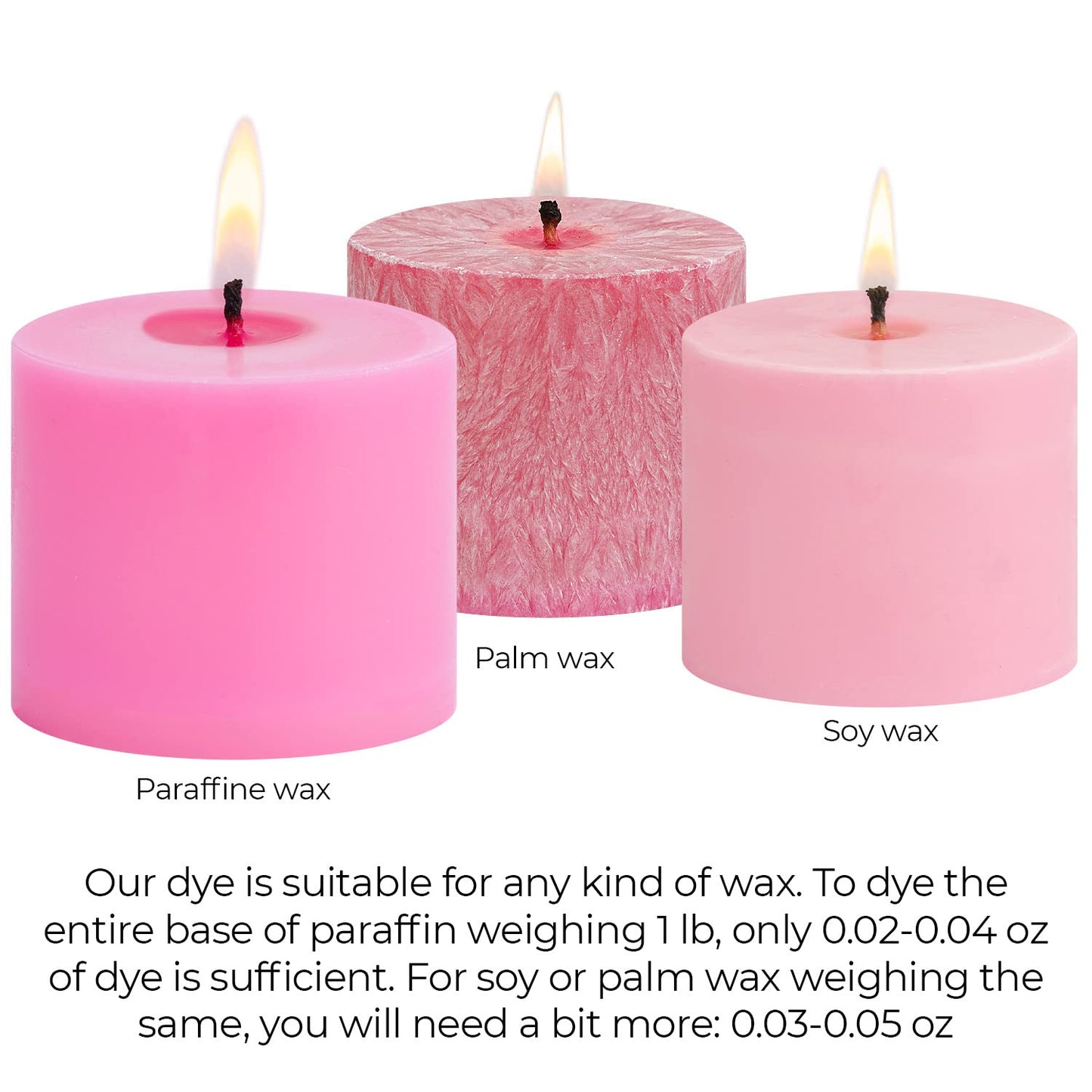 Candle Dyes for Soy Candle Making - Wax Сolor Dye Color Chips for Soy Wax - 16 Popular Colors Wax Dye Flakes