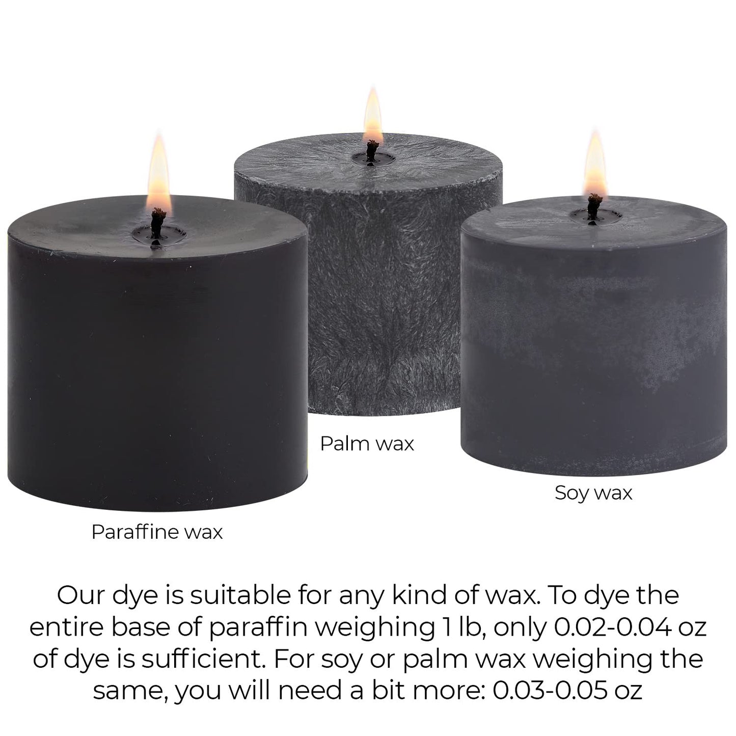 Candle Dyes for Soy Candle Making - Wax Сolor Dye Color Chips for Soy Wax - 16 Popular Colors Wax Dye Flakes