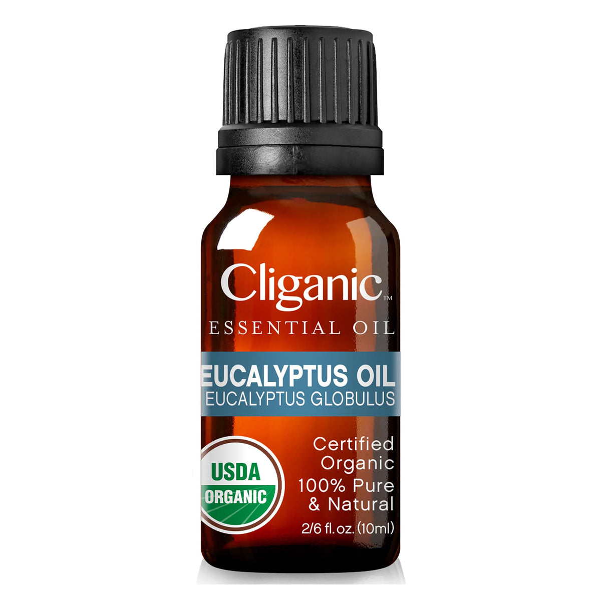 Cliganic Organic Essential Oils Set (Top 5) - 100% Pure Natural - Aromatherapy, Candle Making - Peppermint, Lavender, Eucalyptus, Lemongrass & Orange (Packaging May Vary)