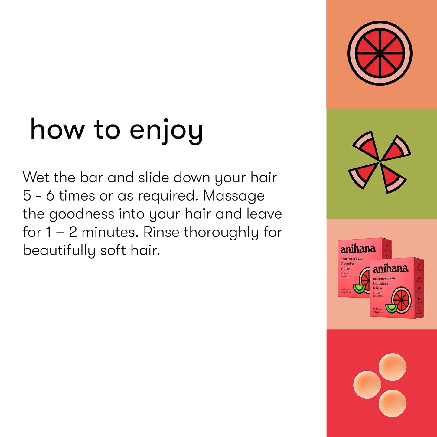 ANIHANA Manuka Honey & Vanilla Conditioner Bar 🌿 | Normal Hair, Natural Shine, Paraben-Free
