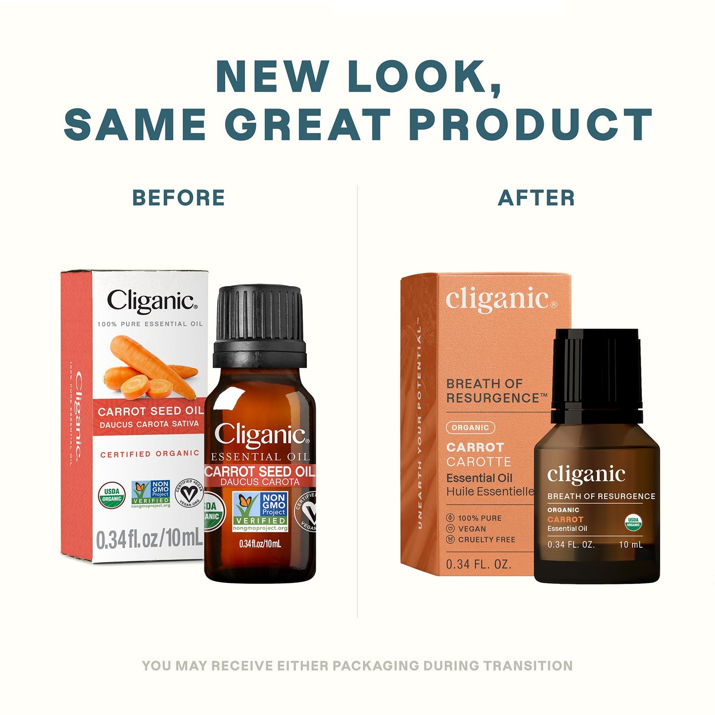Cliganic Organic Essential Oils Set (Top 5) - 100% Pure Natural - Aromatherapy, Candle Making - Peppermint, Lavender, Eucalyptus, Lemongrass & Orange (Packaging May Vary)