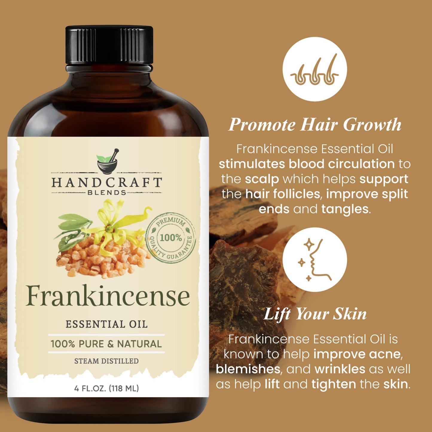 Peppermint Essential Oil - Huge 4 Fl Oz - 100% Pure and Natural - Premium Grade Essential Oil for Diffuser and Aromatherapy