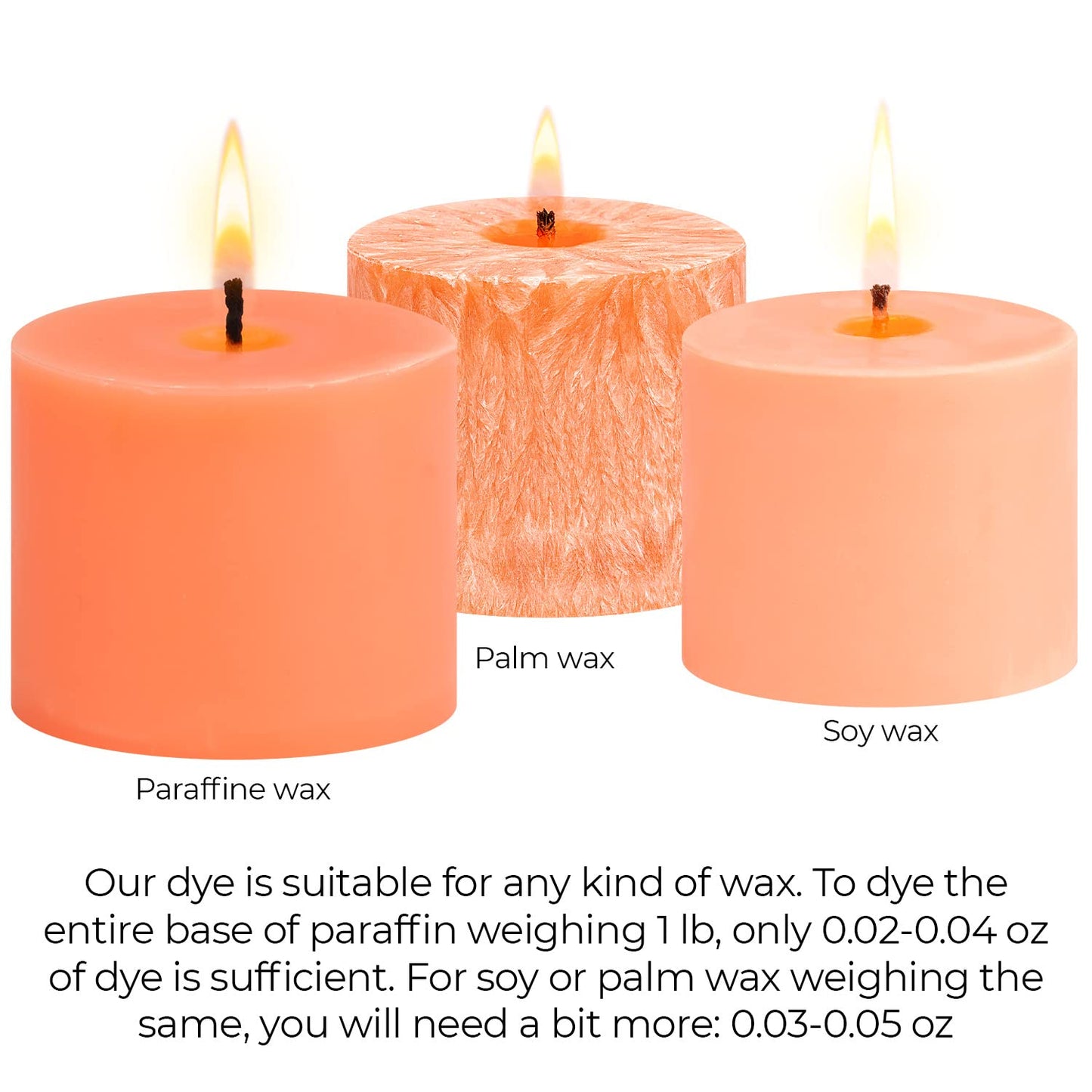 Candle Dyes for Soy Candle Making - Wax Сolor Dye Color Chips for Soy Wax - 16 Popular Colors Wax Dye Flakes