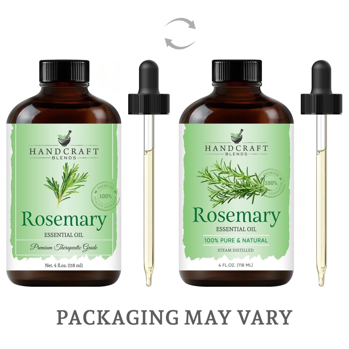 Peppermint Essential Oil - Huge 4 Fl Oz - 100% Pure and Natural - Premium Grade Essential Oil for Diffuser and Aromatherapy
