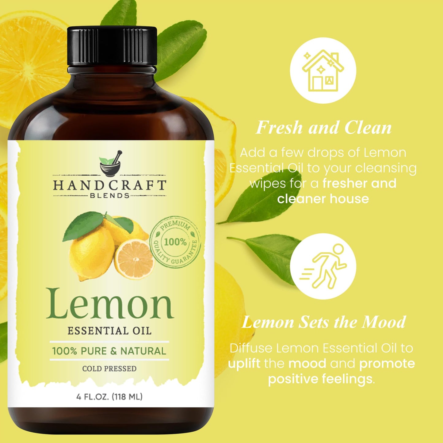 Peppermint Essential Oil - Huge 4 Fl Oz - 100% Pure and Natural - Premium Grade Essential Oil for Diffuser and Aromatherapy