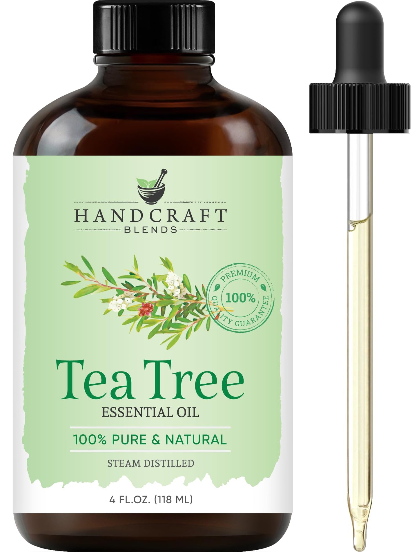 Peppermint Essential Oil - Huge 4 Fl Oz - 100% Pure and Natural - Premium Grade Essential Oil for Diffuser and Aromatherapy