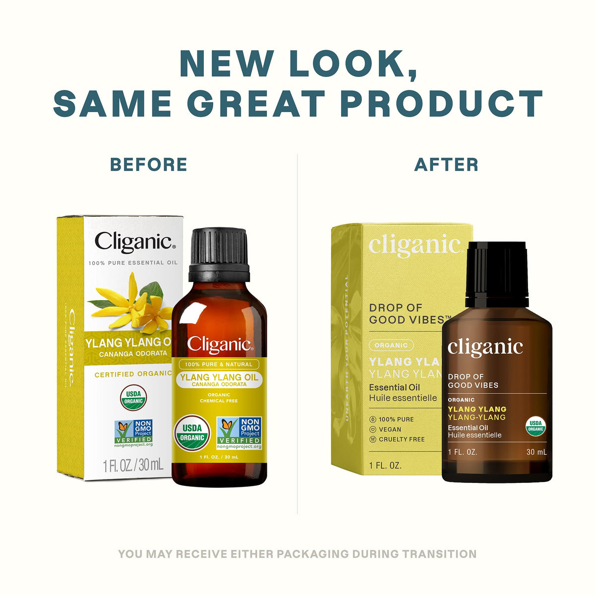 Cliganic Organic Essential Oils Set (Top 5) - 100% Pure Natural - Aromatherapy, Candle Making - Peppermint, Lavender, Eucalyptus, Lemongrass & Orange (Packaging May Vary)