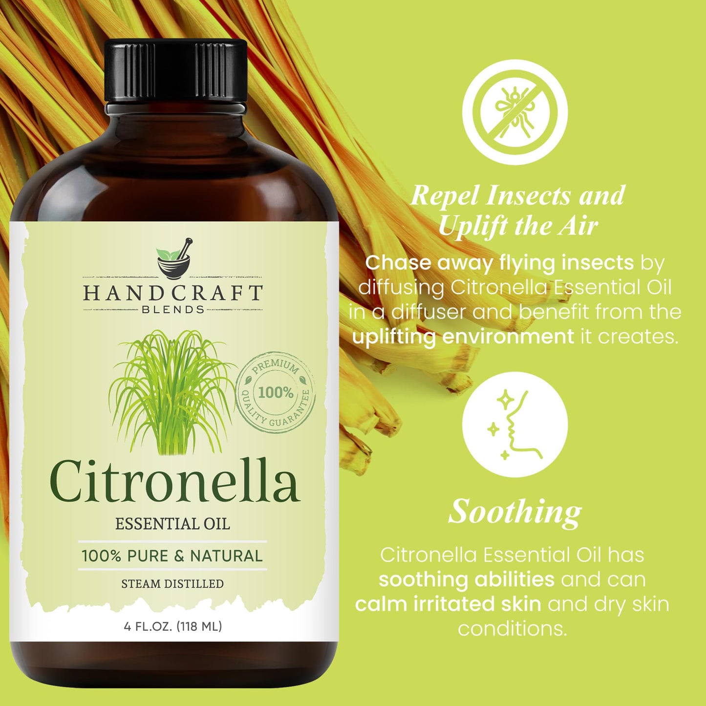 Peppermint Essential Oil - Huge 4 Fl Oz - 100% Pure and Natural - Premium Grade Essential Oil for Diffuser and Aromatherapy