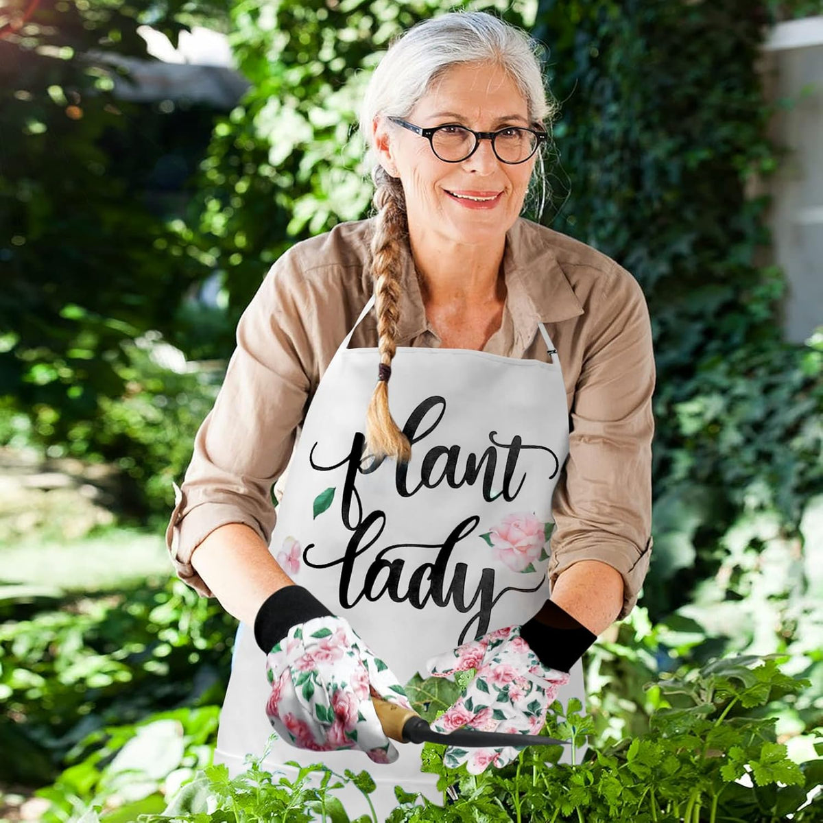“Plant Lady” Gardening Kit | 6-Piece Eco-Chic Set for Women Gardeners with Sustainable Tools