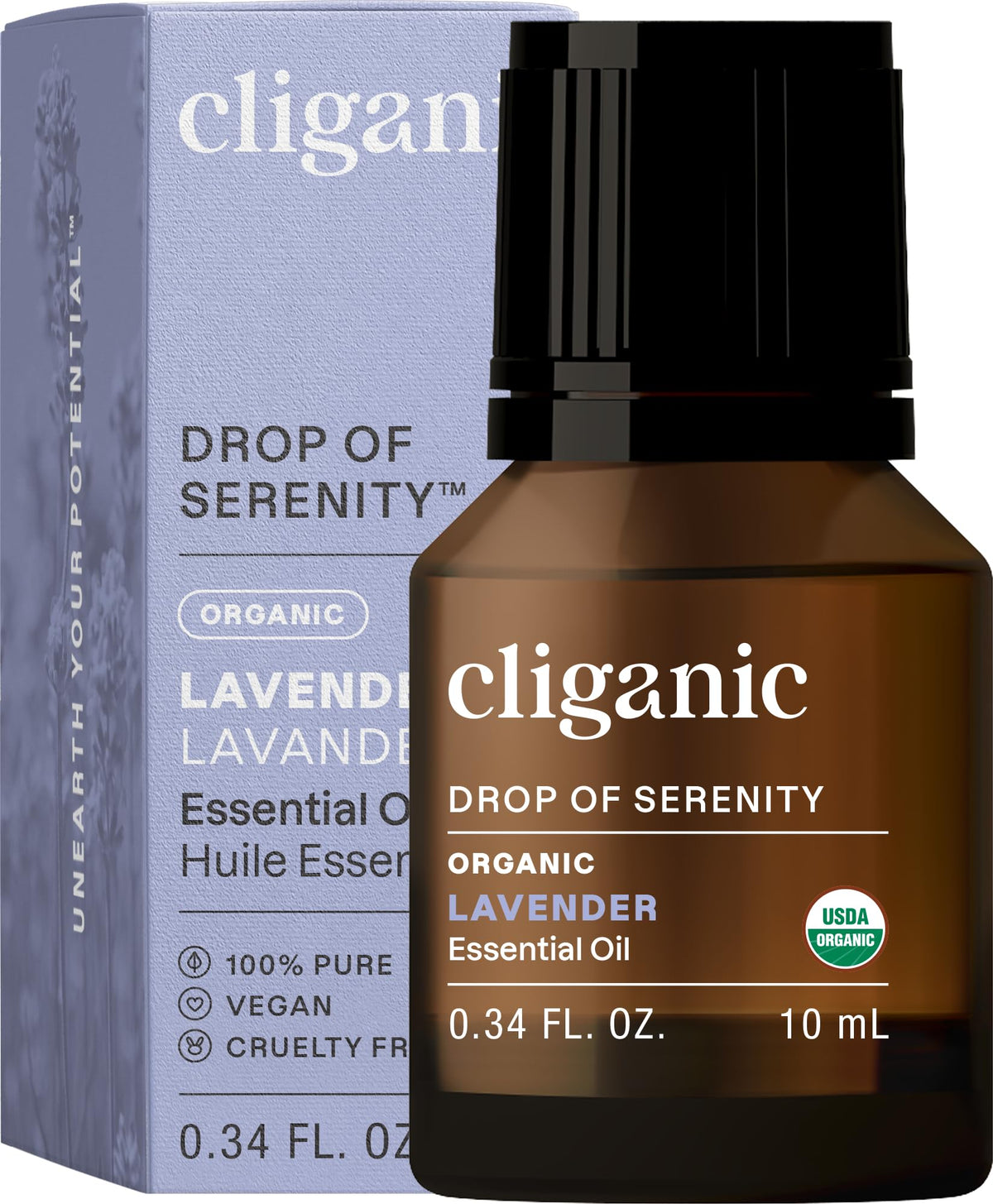 Cliganic Organic Essential Oils Set (Top 5) - 100% Pure Natural - Aromatherapy, Candle Making - Peppermint, Lavender, Eucalyptus, Lemongrass & Orange (Packaging May Vary)