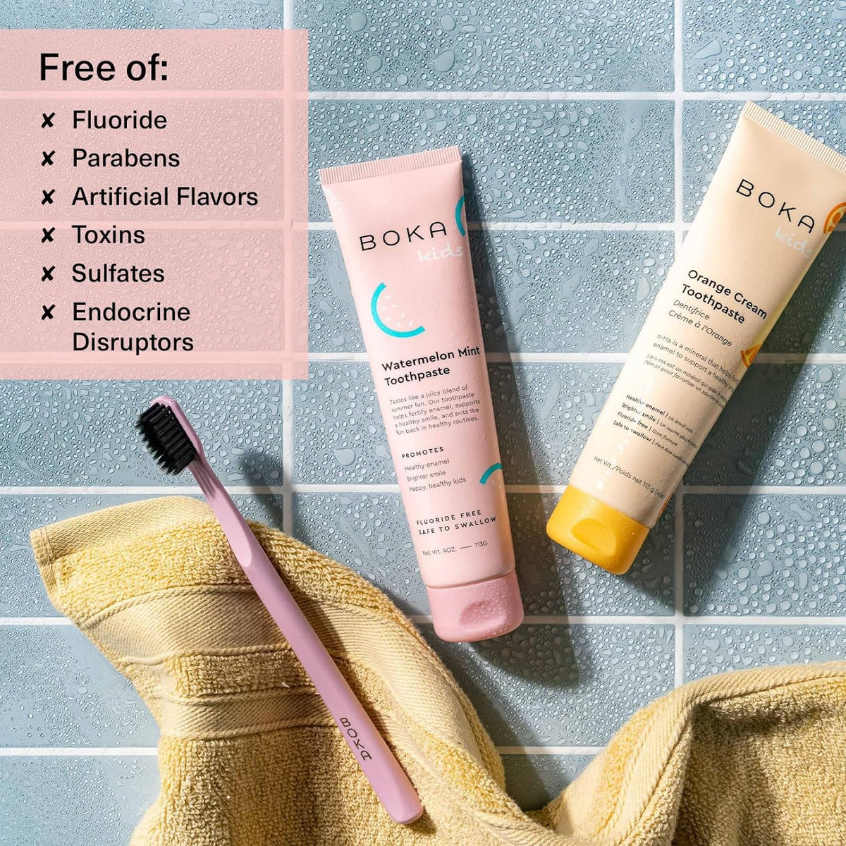 Fluoride-Free Toothpaste | Boka n-Ha (Nano-Hydroxyapatite) – Ela Mint 4 oz