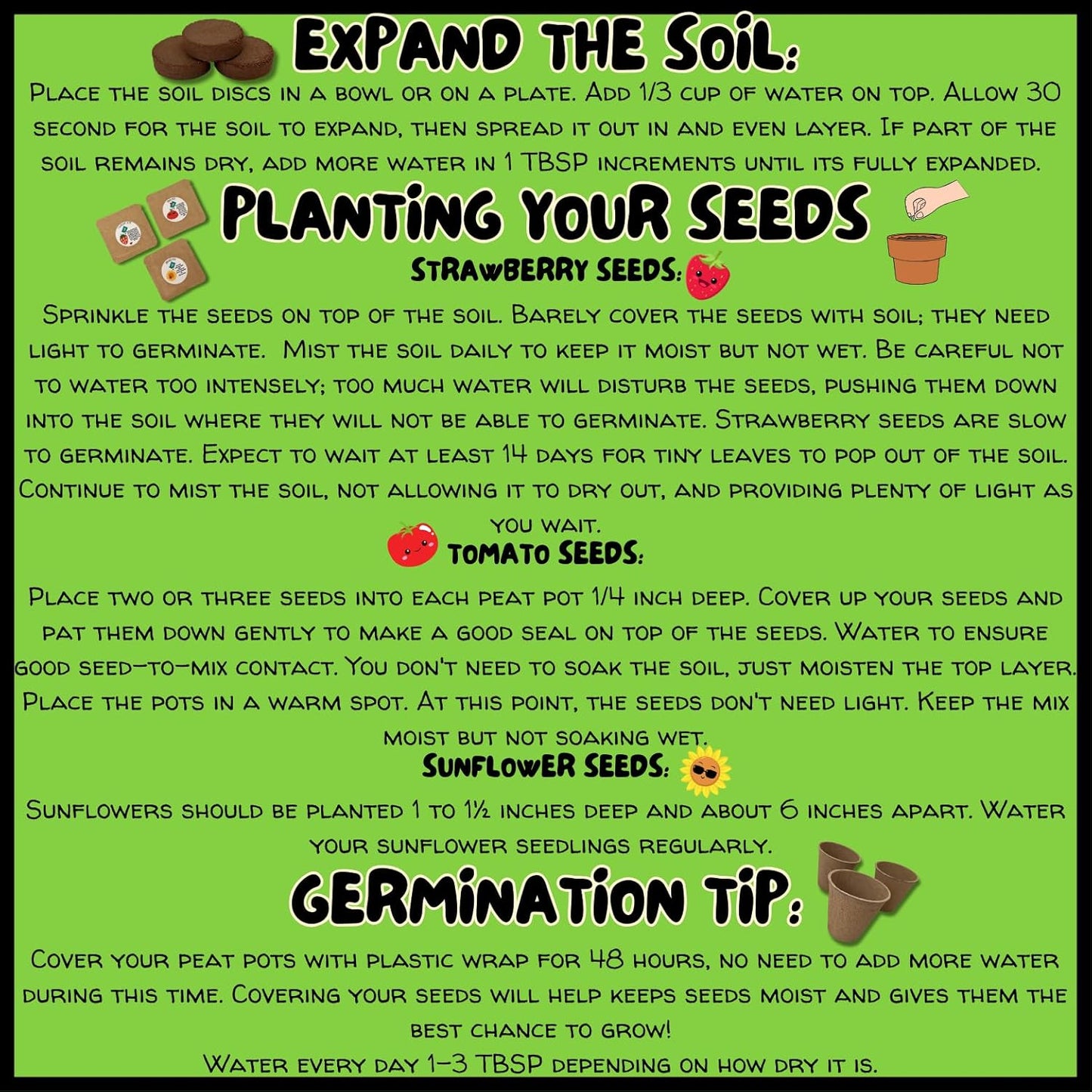 Kids Gardening Set 15-Piece | Tools & Seeds for Little Gardeners, Eco-Educational