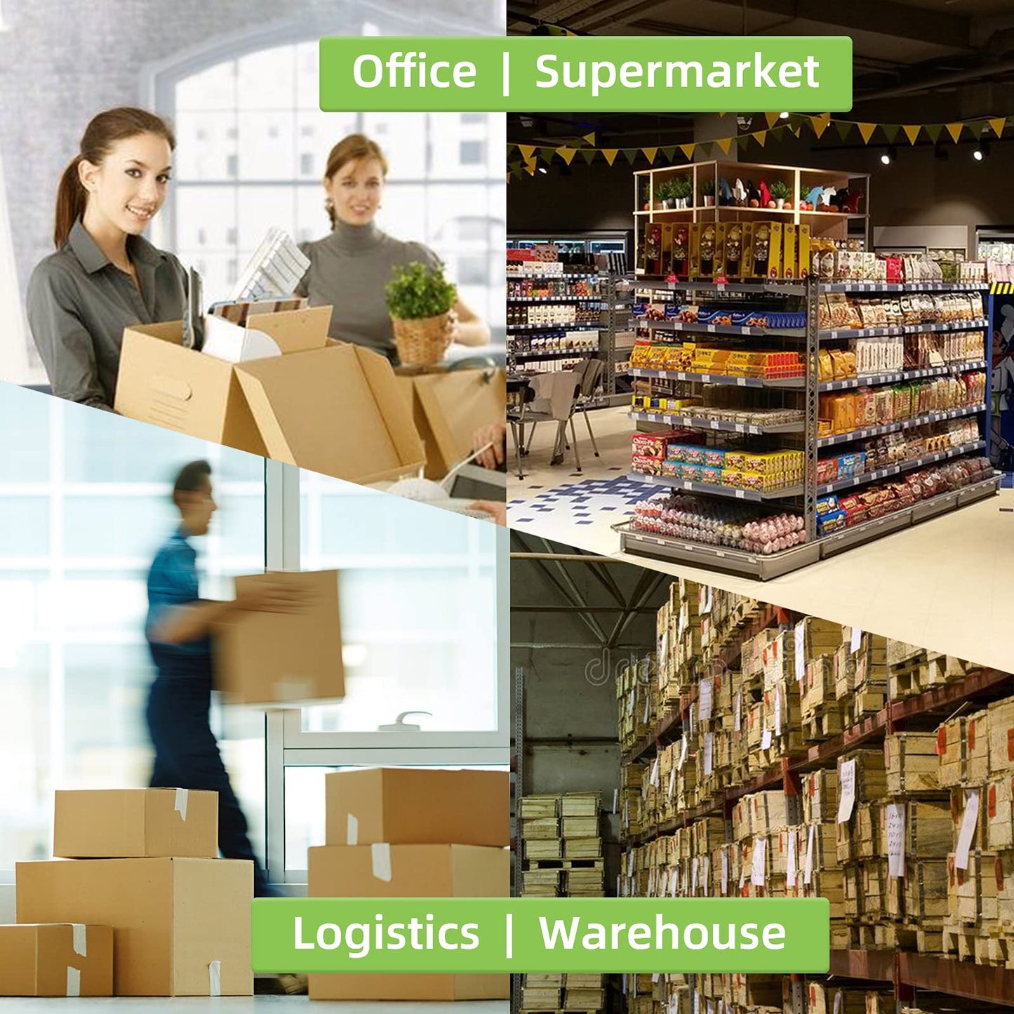 “Fragile – Handle With Care” Stickers | 500-Roll Adhesives 2″×3″ Eco Label