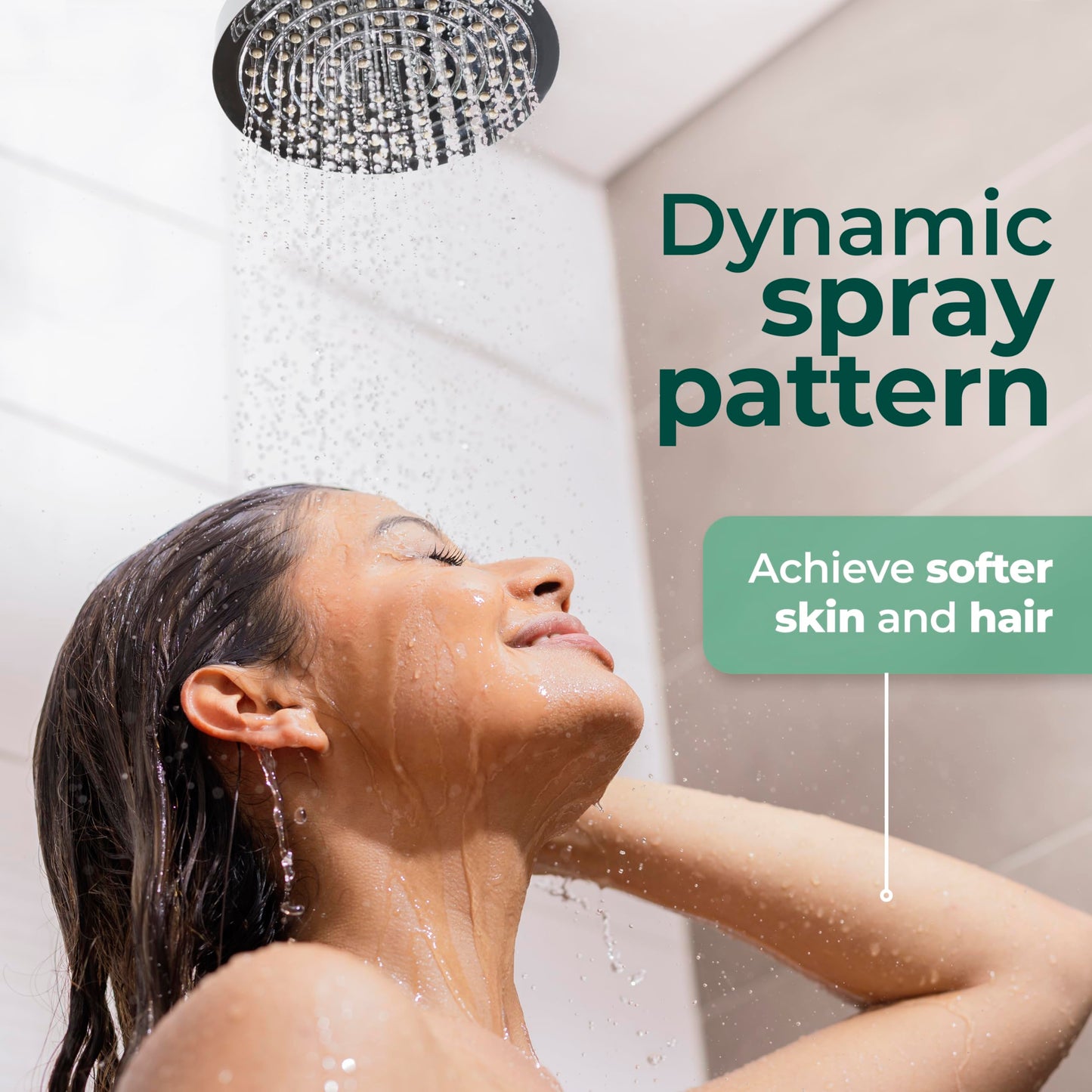 Winthorpe Eco-Friendly Shower Head – High Pressure Rainfall, Water Saving 1.8 GPM, Modern Design & Easy Installation