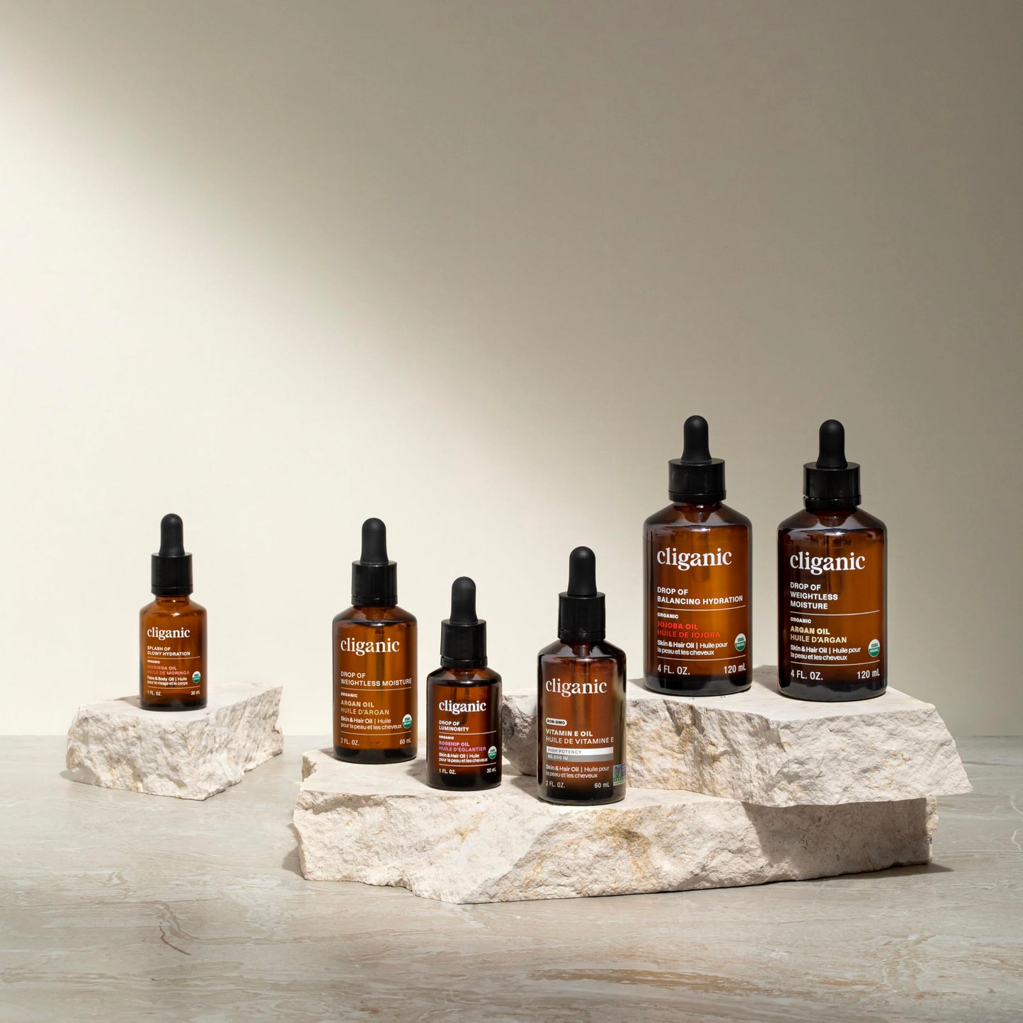 Cliganic Organic Essential Oils Set (Top 5) - 100% Pure Natural - Aromatherapy, Candle Making - Peppermint, Lavender, Eucalyptus, Lemongrass & Orange (Packaging May Vary)