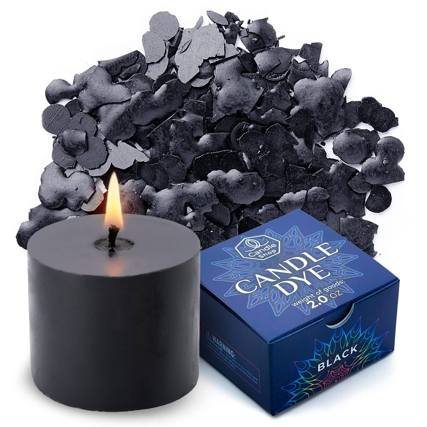 Candle Dyes for Soy Candle Making - Wax Сolor Dye Color Chips for Soy Wax - 16 Popular Colors Wax Dye Flakes