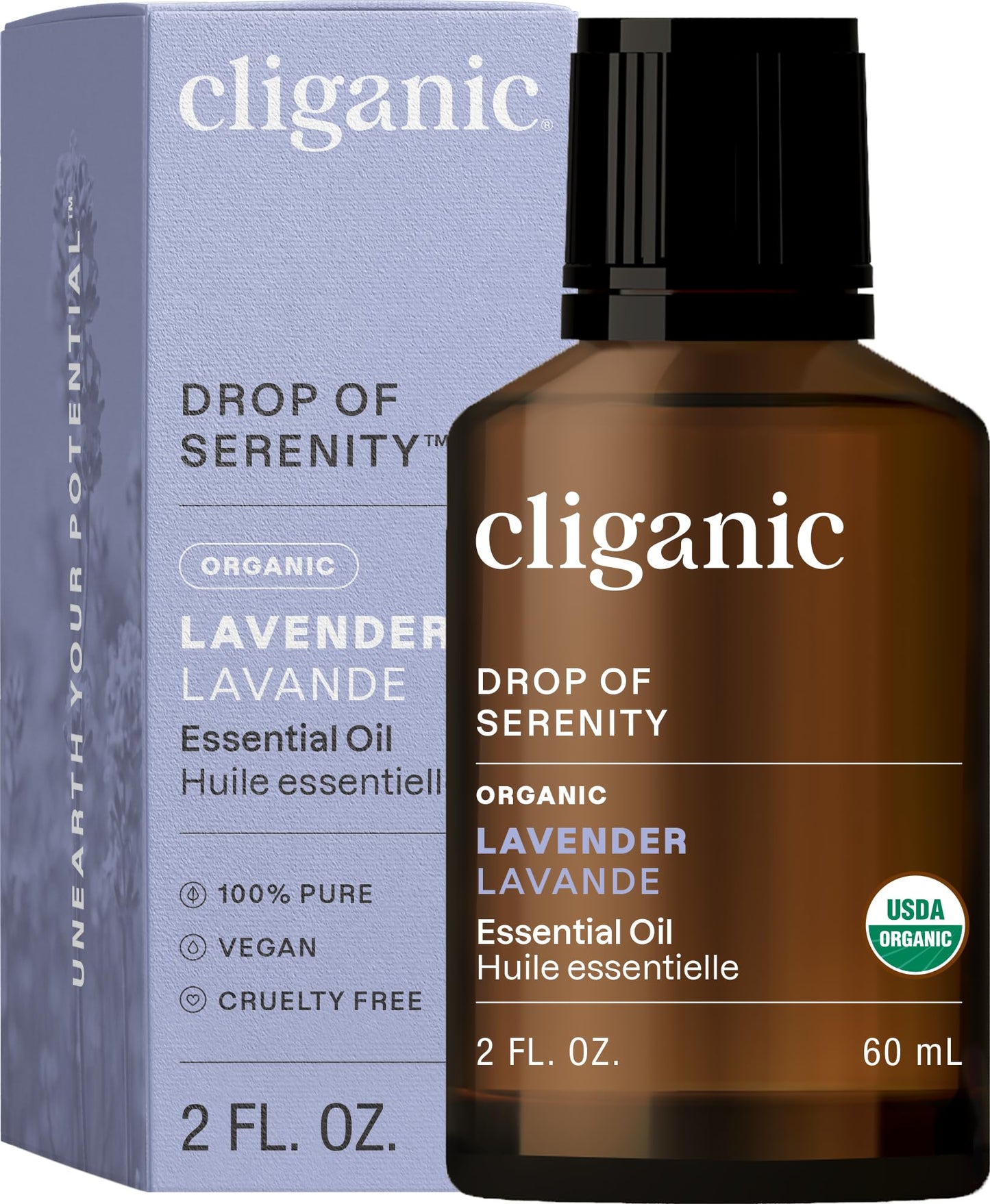 Cliganic Organic Essential Oils Set (Top 5) - 100% Pure Natural - Aromatherapy, Candle Making - Peppermint, Lavender, Eucalyptus, Lemongrass & Orange (Packaging May Vary)