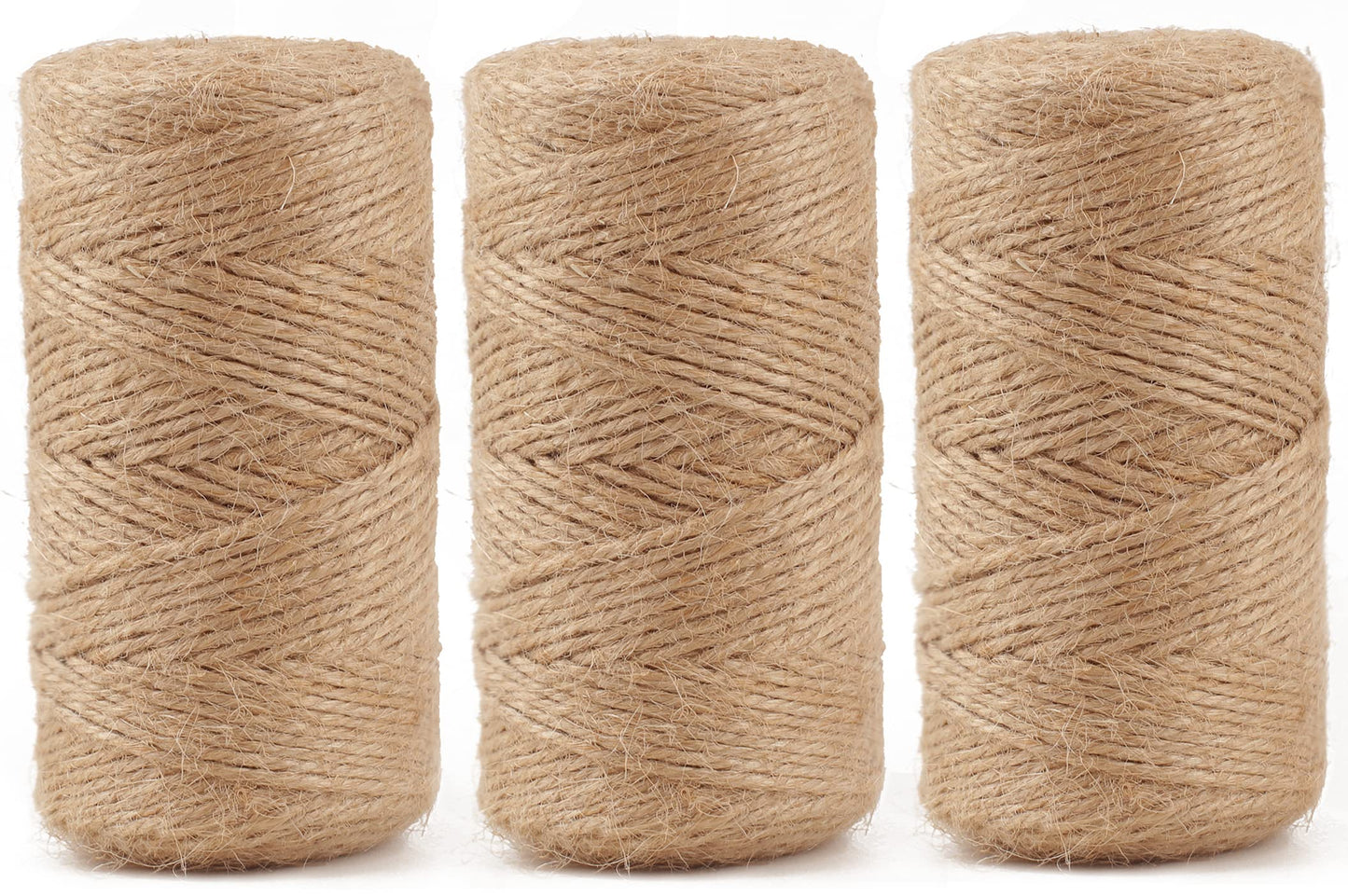 Natural Jute Twine 300 m (984 ft) | 3-Ply Eco Craft & Garden Cord