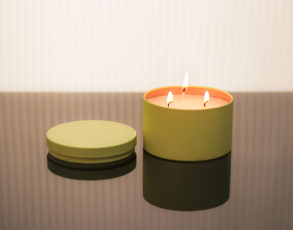 Candle Tins with Lids, 3 Wicks Candle Jars 14oz/420ml Candle Containers 12 Pack Seamless Bulk Candle Containers for Candle Making Supplies Wholesale Empty Candle Jars - Mint