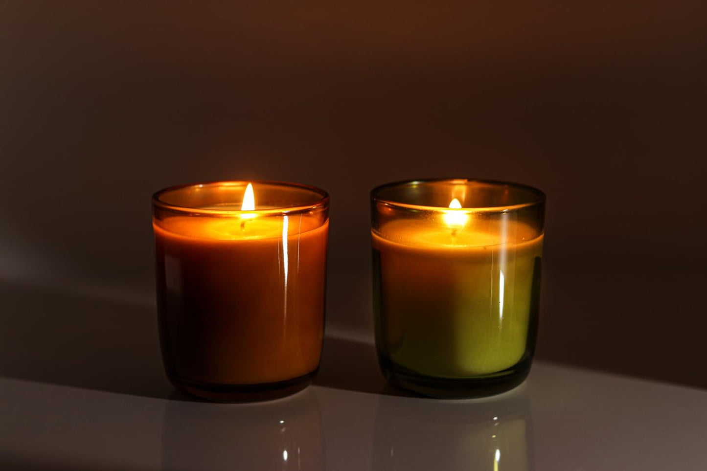 Aroparc Candle Jars for Candle Making 10oz U Shape Base Tumbler Jars for Candle DIY, Wholesale Bulk Candle Jars 12 Jars+12 Metal Lids - Green