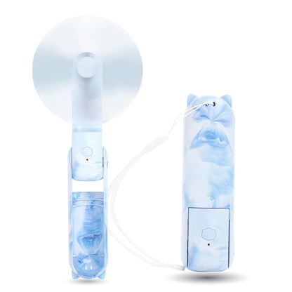 OHLGT Mini Ventilador Portátil: Silencioso, Recargable y Power Bank (9-15h)
