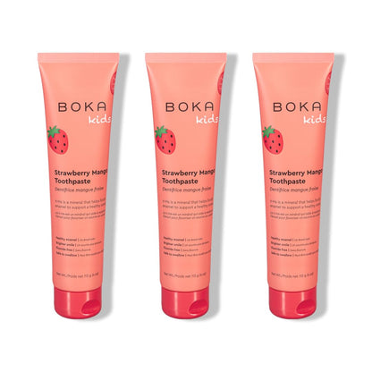 Boka Fluoride Free Toothpaste Nano Hydroxyapatite, Stocking Stuffers Remineralizing, Whitening - Dentist Recommended for Adult, Kids Oral Care Ela Mint Flavor, 4 Fl Oz 1Pk US Manufactured