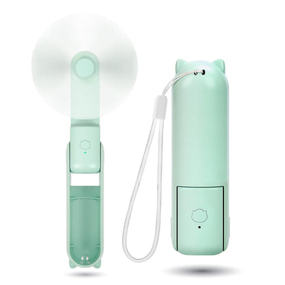 OHLGT Mini Ventilador Portátil: Silencioso, Recargable y Power Bank (9-15h)