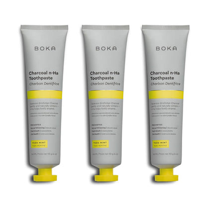 Boka Fluoride Free Toothpaste Nano Hydroxyapatite, Stocking Stuffers Remineralizing, Whitening - Dentist Recommended for Adult, Kids Oral Care Ela Mint Flavor, 4 Fl Oz 1Pk US Manufactured