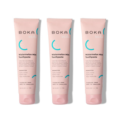 Boka Fluoride Free Toothpaste Nano Hydroxyapatite, Stocking Stuffers Remineralizing, Whitening - Dentist Recommended for Adult, Kids Oral Care Ela Mint Flavor, 4 Fl Oz 1Pk US Manufactured