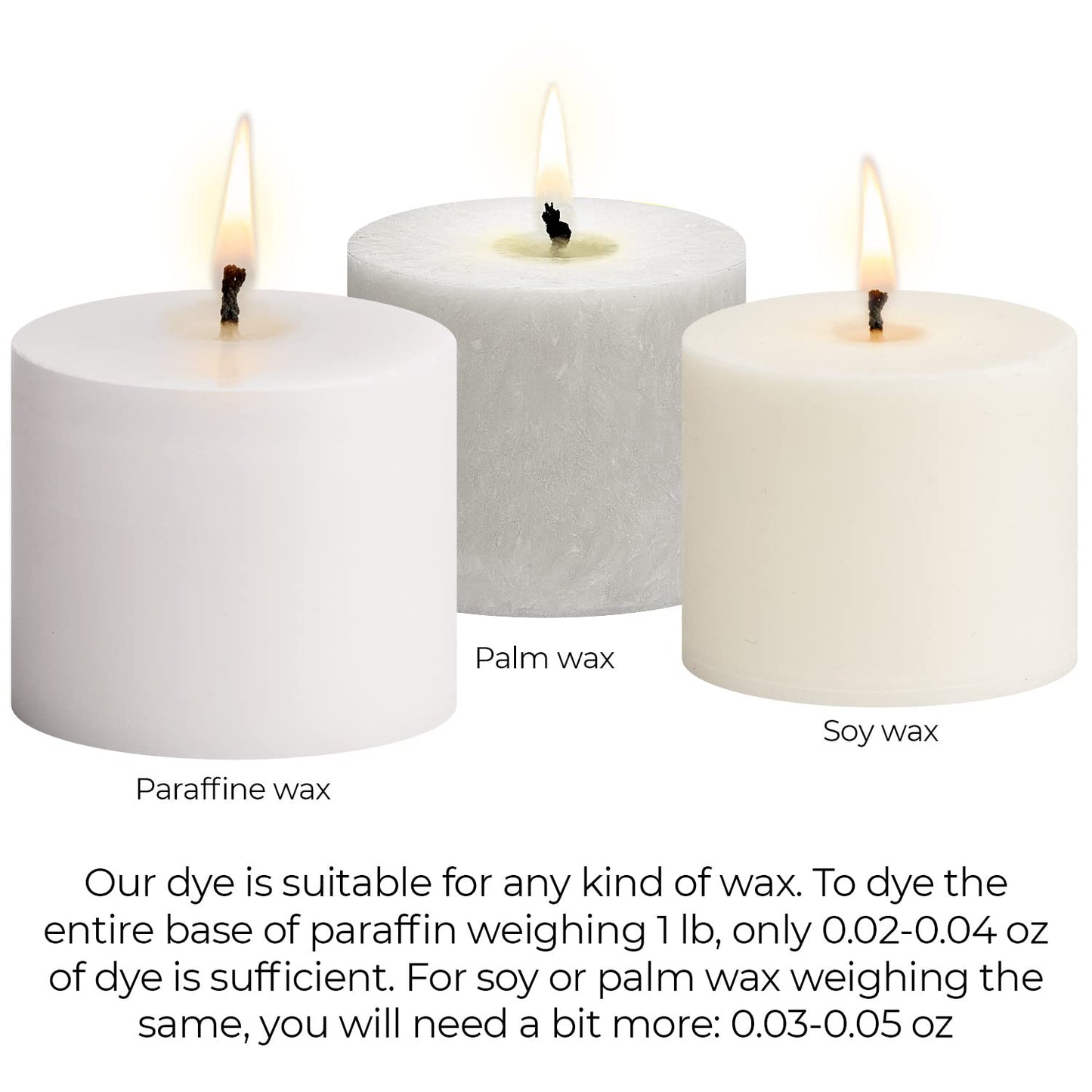 Candle Dyes for Soy Candle Making - Wax Сolor Dye Color Chips for Soy Wax - 16 Popular Colors Wax Dye Flakes