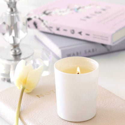 Thick Candle Jars for Making Candles 16 Pcs, 7 OZ Empty Jars with Wood Lids for Candle Making, Sample Container, Frosted White