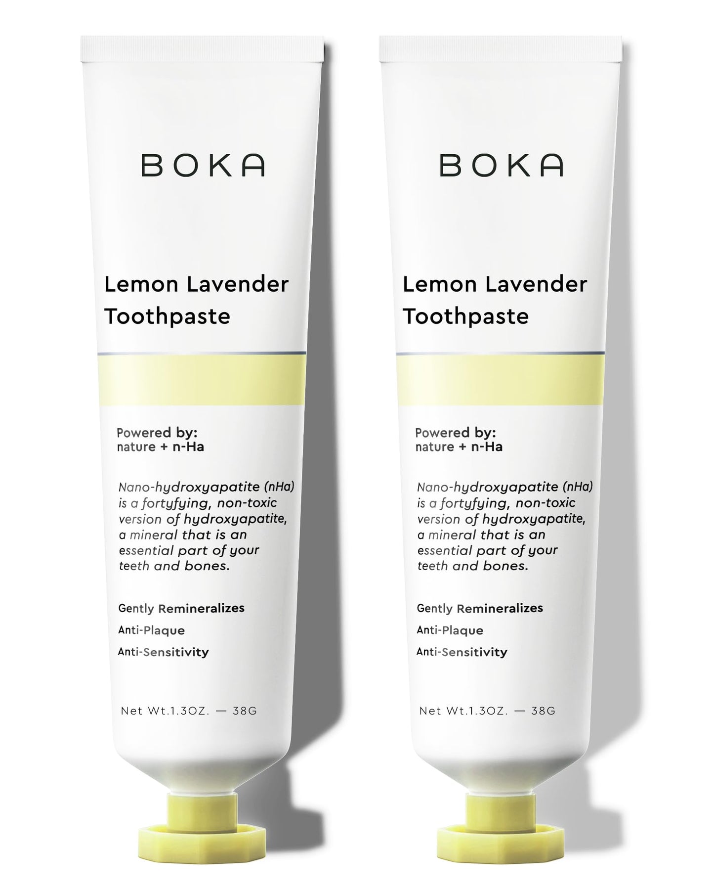 Boka Fluoride Free Toothpaste Nano Hydroxyapatite, Stocking Stuffers Remineralizing, Whitening - Dentist Recommended for Adult, Kids Oral Care Ela Mint Flavor, 4 Fl Oz 1Pk US Manufactured