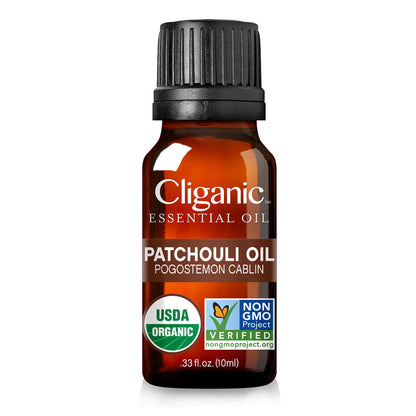 Cliganic Organic Essential Oils Set (Top 5) - 100% Pure Natural - Aromatherapy, Candle Making - Peppermint, Lavender, Eucalyptus, Lemongrass & Orange (Packaging May Vary)